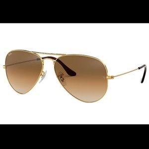 Gold Aviator Raybans